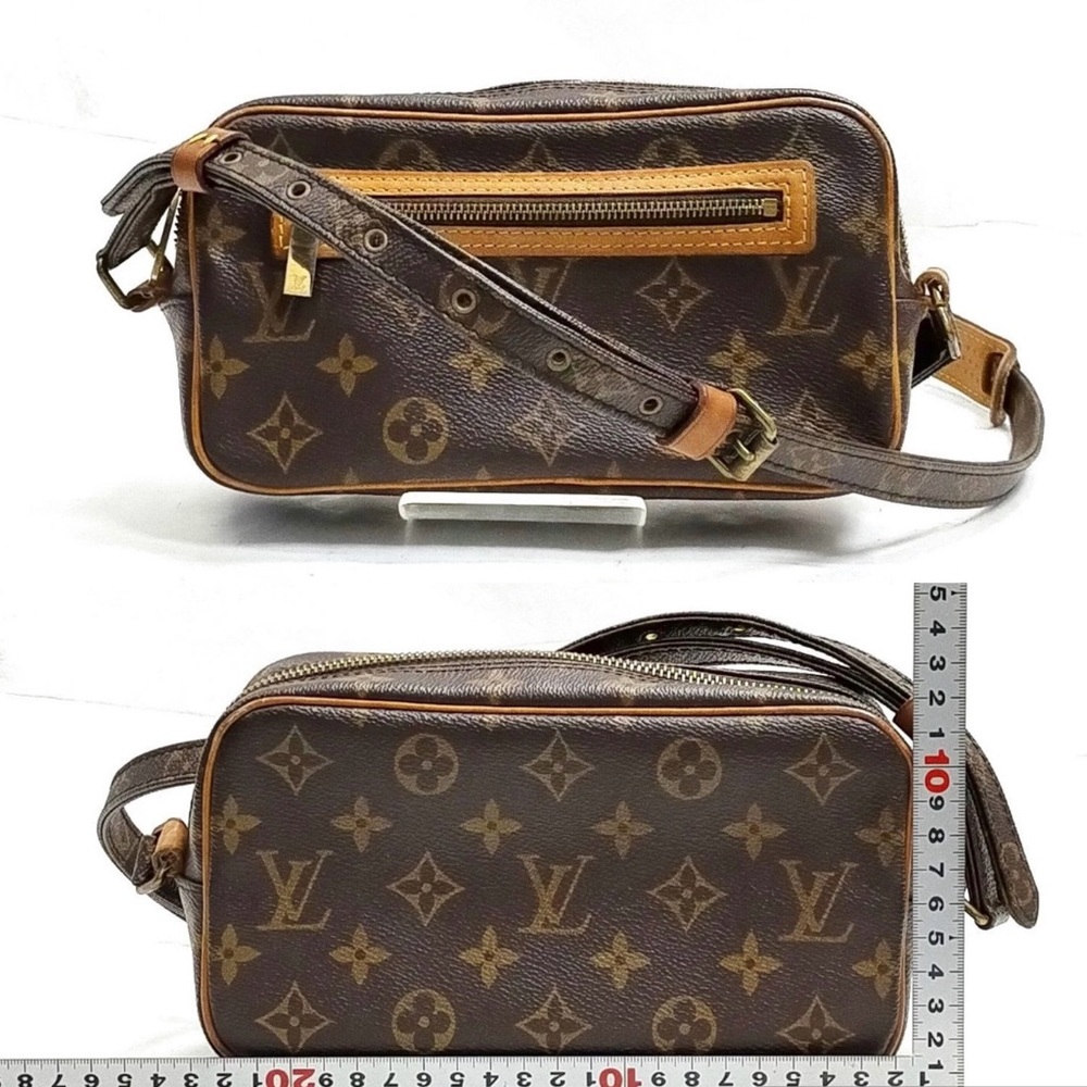Louis Vuitton LV Shoulder Bag M51183 Pochette Cite Brown Monogram Crossbody